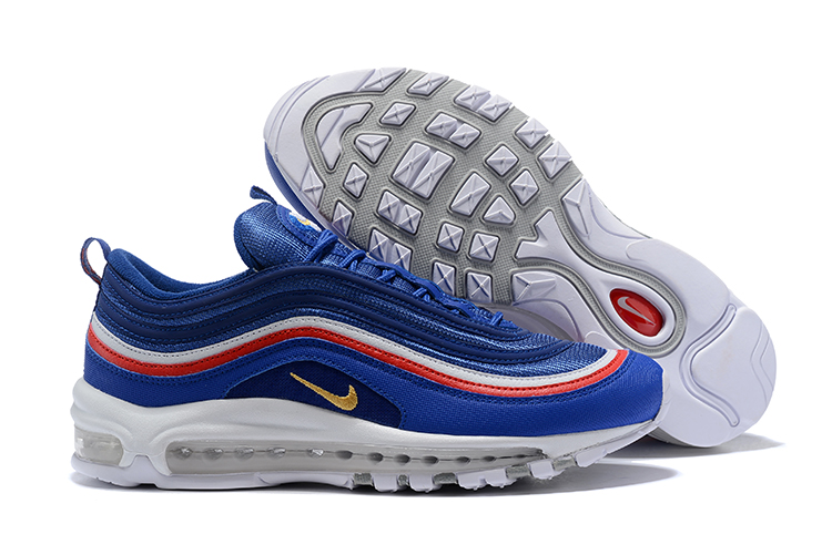 New Nike Air Max 97 Blue Red Yellow